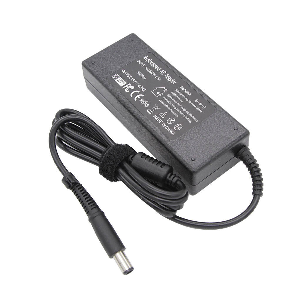 19V 4.74A 90W Laptop Charger for HP ProBook & Pavilion — 7.4x5.0mm Adapter