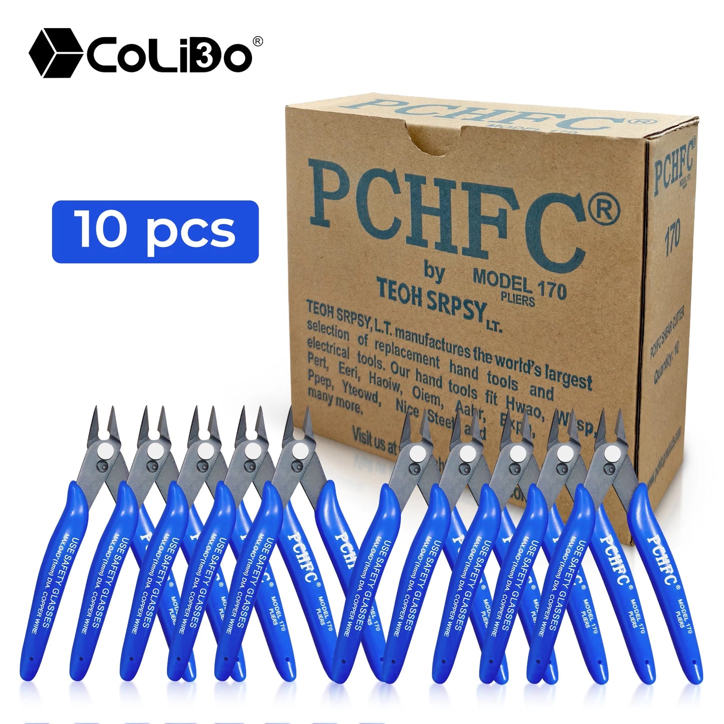 PLATO 170 Diagonal Pliers – Side Cutting Nippers Wire Cutter for 3D Printing (2/5/10 PCS)