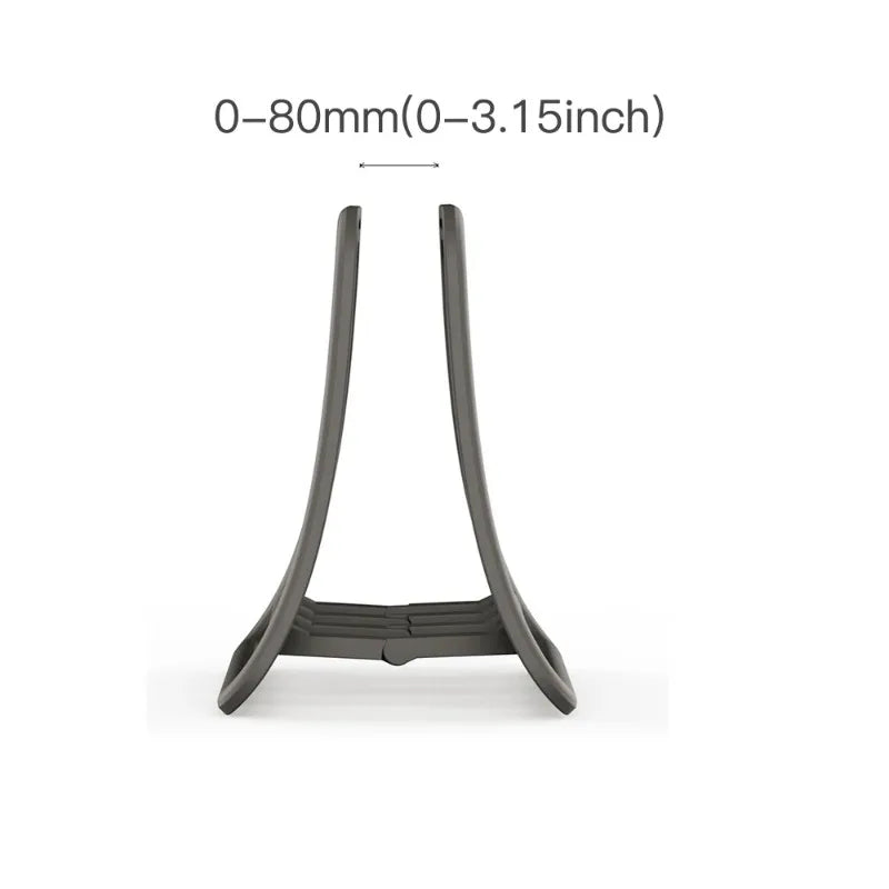 Vertical Laptop & iPad Stand – Gravity-Based, Multi-Device Desktop Holder, ABS Plastic