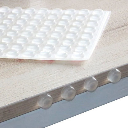 Self-Adhesive Rubber Door Bumpers & Cabinet Pads – 100pcs