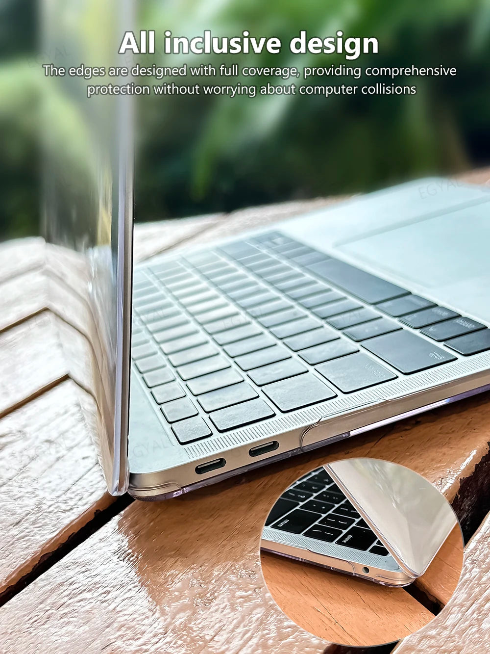 EGYAL Hard Shell Case for MacBook Neo 13" (2026) – A3404, Scratch Resistant, Snap-On