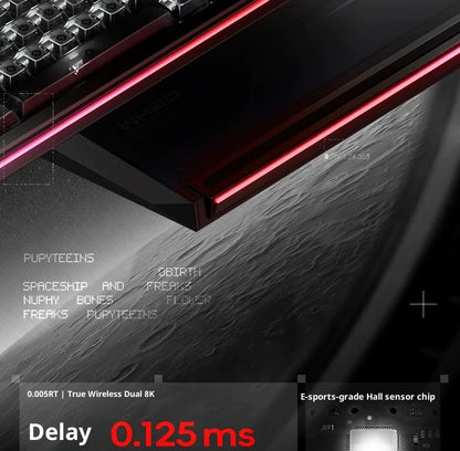 NuPhy WH80 HE Gaming Keyboard | Hall Effect | Rapid Trigger | DKS SOCD | 2.4G BT Wireless