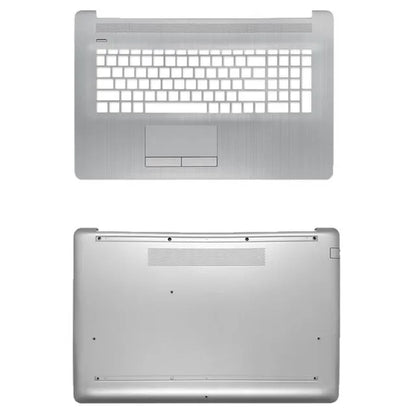HP 17-BY/17-CA Laptop Replacement Parts — LCD Cover, Palmrest, Bottom Case (Silver/Black)