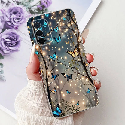 Luxury Painted Soft Silicone Case for Oppo A74 5G – Shockproof Back Cover