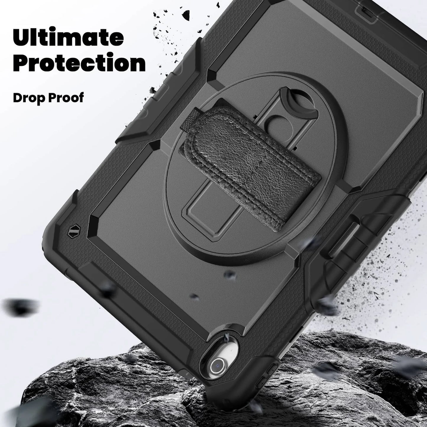 WeFor Heavy Duty iPad Case – Screen Protector, Shoulder Strap & Pencil Holder for iPad 11 A16, Air 11 & Air 13 M3 (2025)