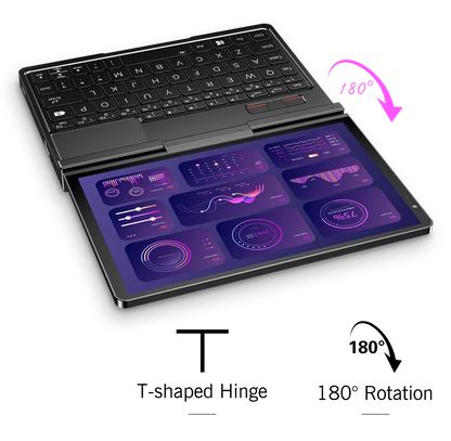 GPD Pocket 4 8.8" — AMD AI 9 HX 370, 64GB RAM, 2TB NVMe, 180° Flip, Portable Mini PC