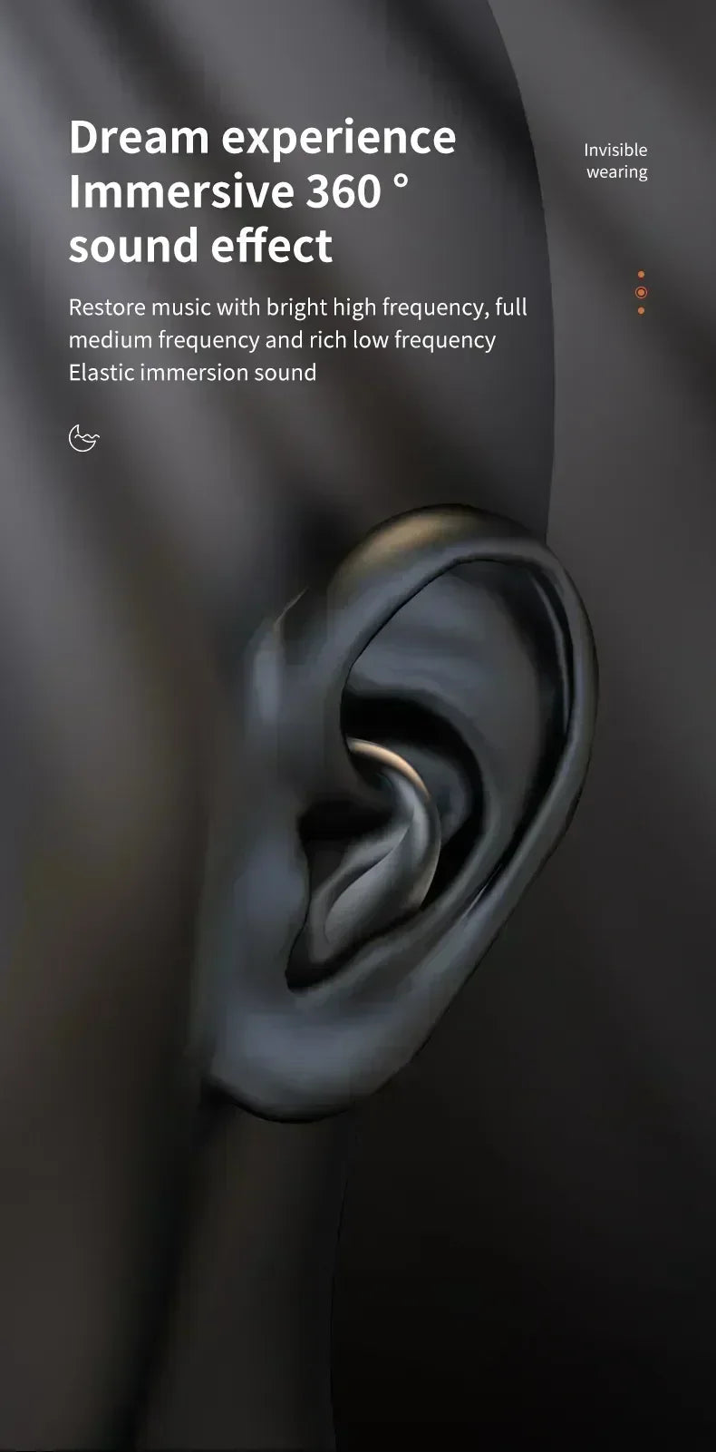 TWS Wireless Earbuds - Noise Reduction Bluetooth Earphones for Sport, Gaming & Sleep