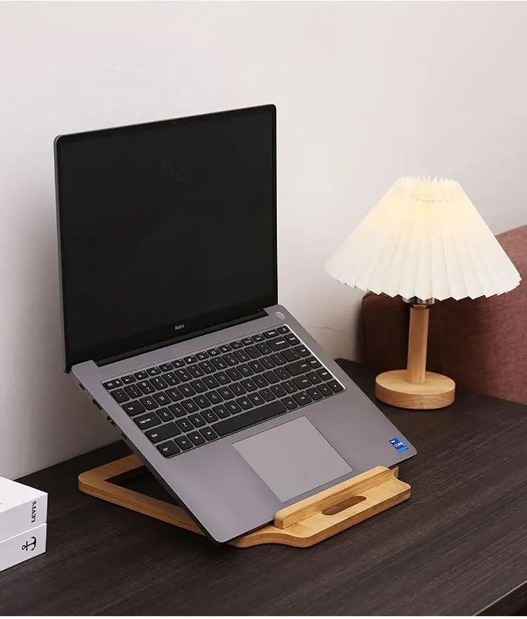 Adjustable Portable Laptop Stand – Foldable, Height-Adjustable, Heat Sink, iPad & Laptop Bracket