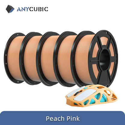 ANYCUBIC PLA 3D Printer Filament – 5KG / 1.75mm, Eco-Friendly, EU & US Warehouse, For Kobra S1C / K3C