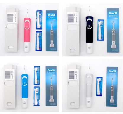 Oral-B D100 Vitality Electric Toothbrush – 2D Cleaning, 10000RPM, Timer, Inductive Charger
