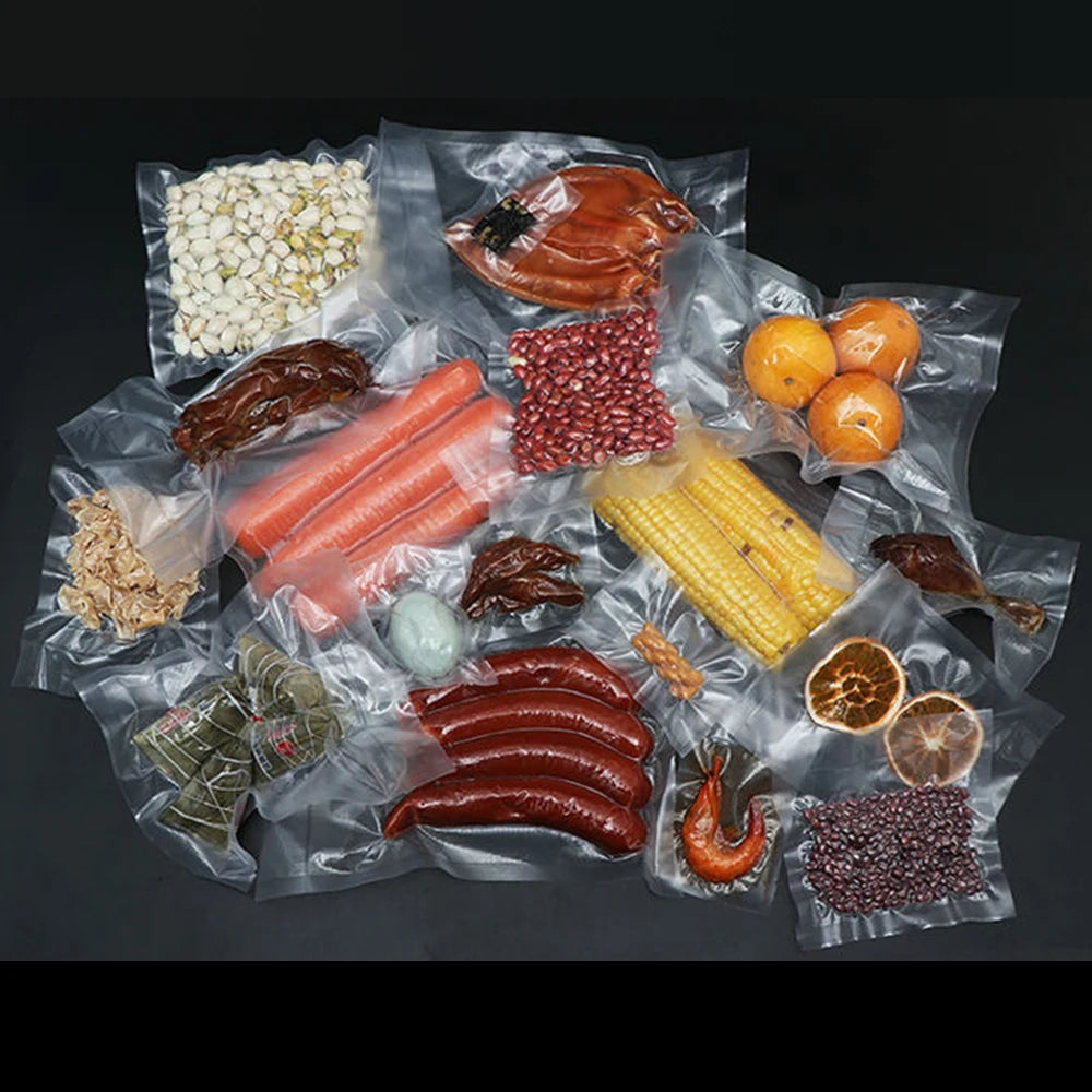 Vacuum Sealer Bags 100pcs | No-Cut Portable Food Sealer Bags | Sous Vide Compatible