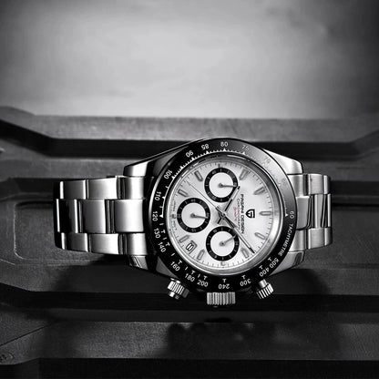 PAGANI DESIGN PD1644 Men's Quartz Chronograph Watch – Sapphire Crystal, 100M Water Resistant
