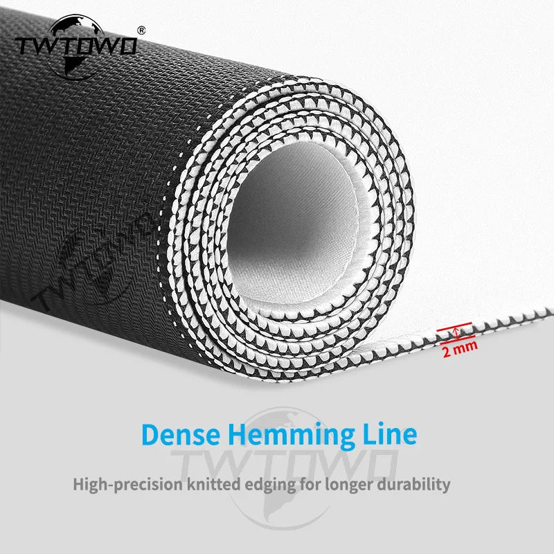 TWTOWO Custom Playmat & Mouse Pad – Non-Slip Natural Rubber, 600x300 to 1000x500mm, DIY Design
