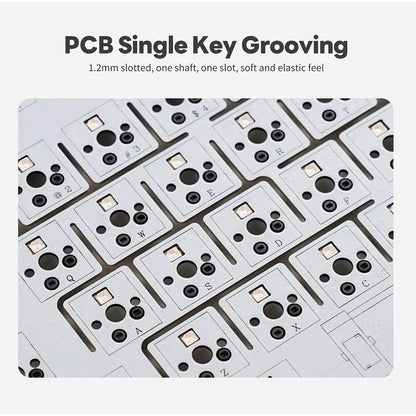 Royal Kludge RK R75 Brazilian Gasket Mechanical Keyboard – 80-Key, Hot-Swap, RGB, MDA PBT Keycaps