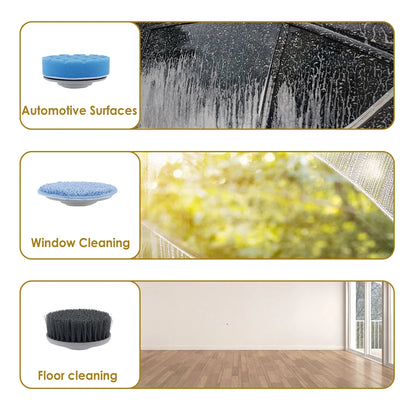 10-in-1 Electric Cleaning Brush | Multifunctional | Bathroom & Toilet | Voice Announcement