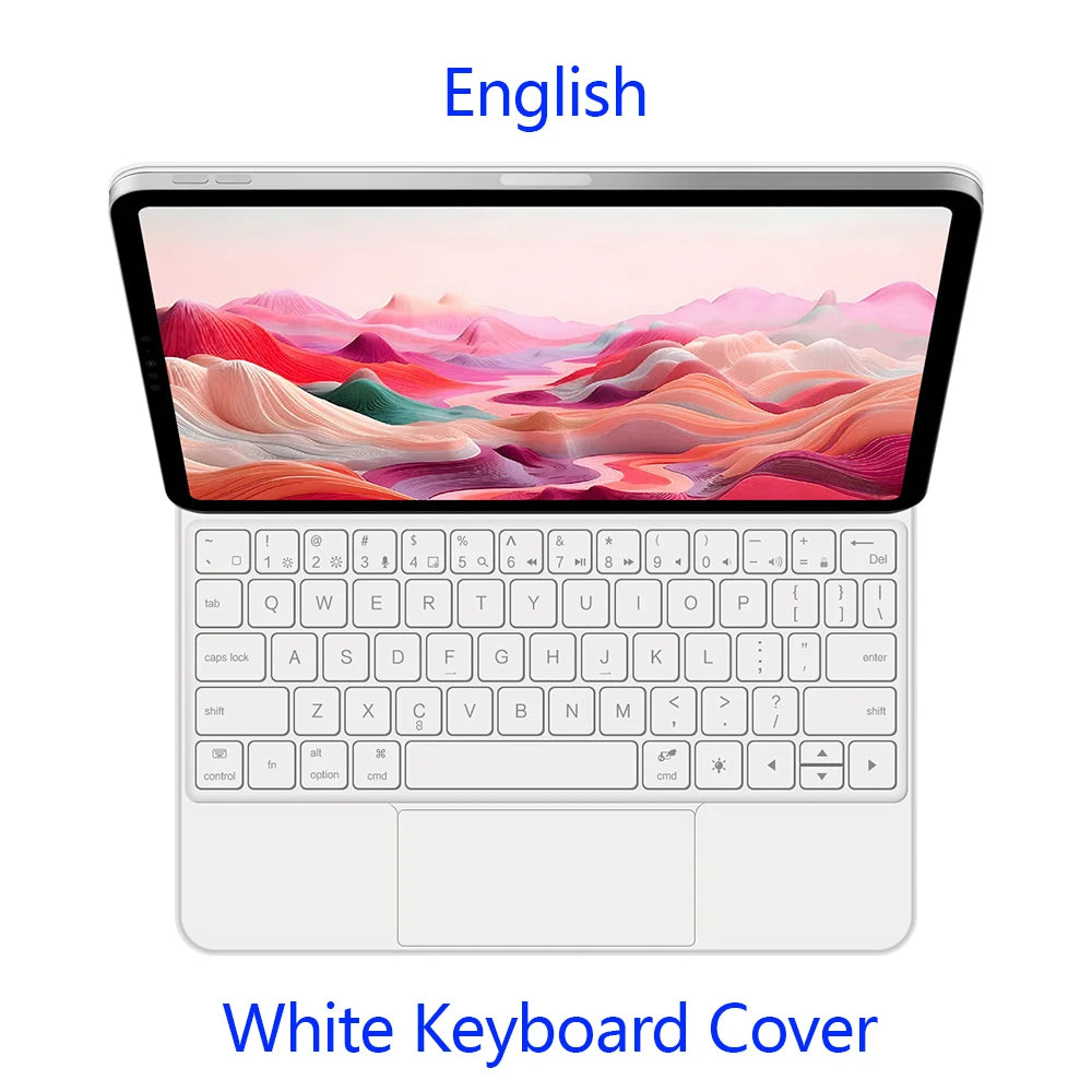 Backlit Magic Keyboard Case for iPad Air 11" M2/M3/M4 2024-2026 – Multi-touch, Smart Folio