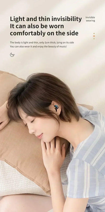TWS Wireless Earbuds - Noise Reduction Bluetooth Earphones for Sport, Gaming & Sleep