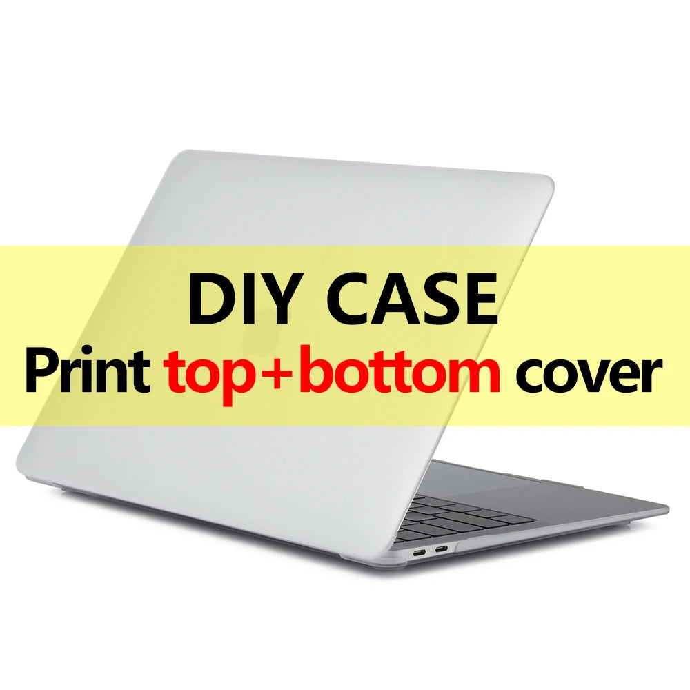 YLCDXL DIY Print MacBook Hard Shell Case – PC Cover for Air 11–15, Pro 12–16, M1–M5, Mac Neo 2026