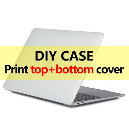 YLCDXL DIY Print MacBook Hard Shell Case – PC Cover for Air 11–15, Pro 12–16, M1–M5, Mac Neo 2026