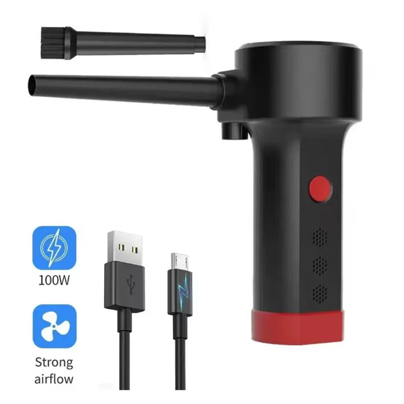 500W Electric Air Duster & Air Pump 2-in-1 — Compressed Air Cleaner for PC, Laptop, Keyboard