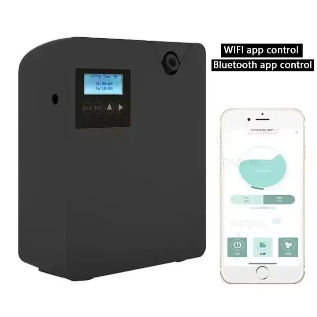 Waterless Aroma Diffuser 300ml — WiFi Control, Essential Oil, Timer Function, Home & Hotel