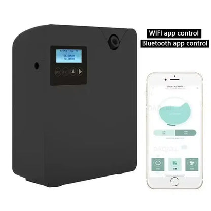 Waterless Aroma Diffuser 300ml — WiFi Control, Essential Oil, Timer Function, Home & Hotel