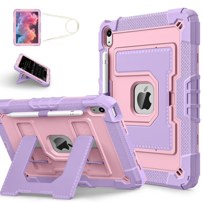 Hybrid 3-Layer Shockproof iPad Case with Shoulder Strap – 11" 2025 / 10.9" 2022