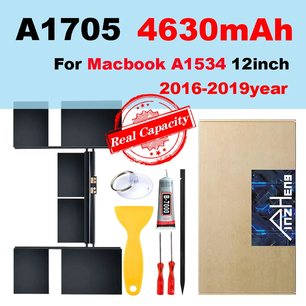 PINZHENG Laptop Battery for MacBook Air/Pro (A1369, A1466, A1370, A1465, A1534, A1377, A1405, A1495, A1496, A1527, A1705)