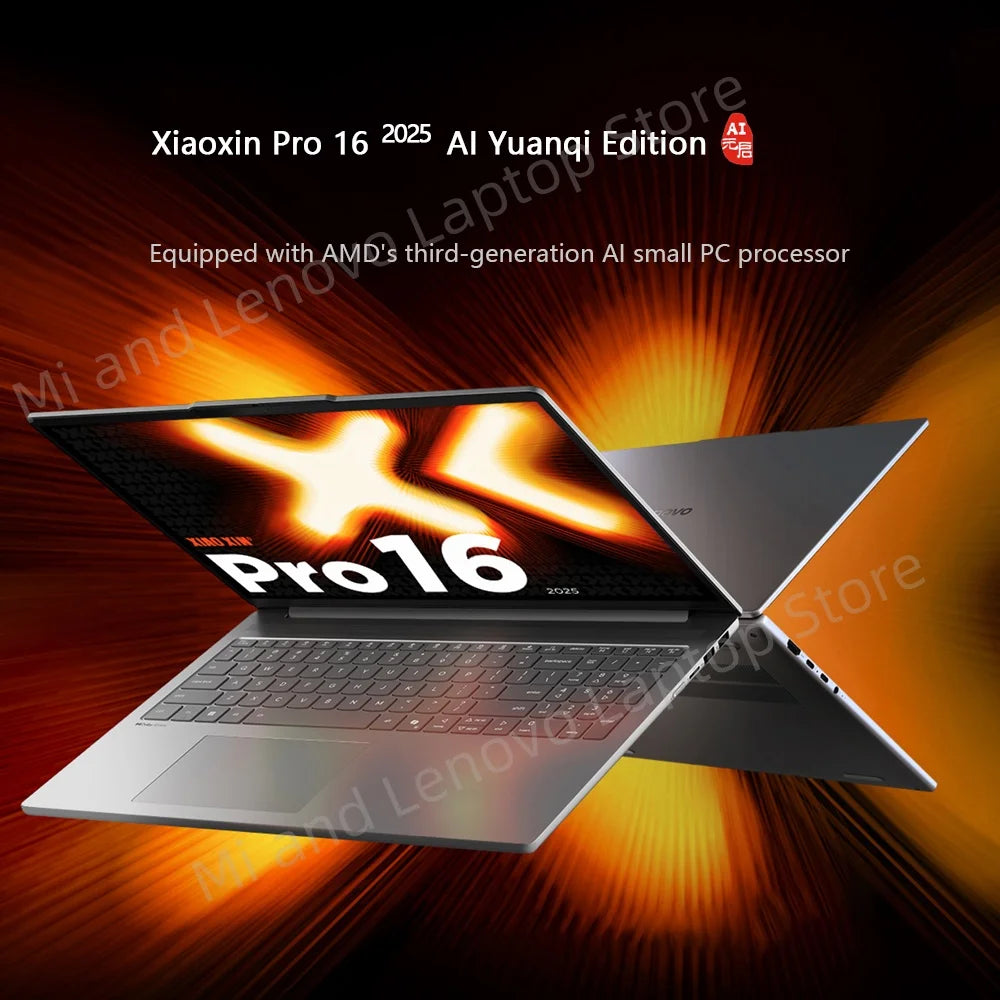 Lenovo Xiaoxin Pro16 2025 – AMD AI 7 H 350, 32GB DDR5, 1TB SSD, 16" 2.8K OLED 120Hz, Wi-Fi 7