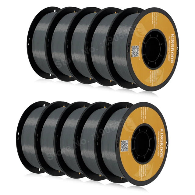 KINGROON PETG Filament 1.75mm – 5KG & 10KG Mixed Color Bundle