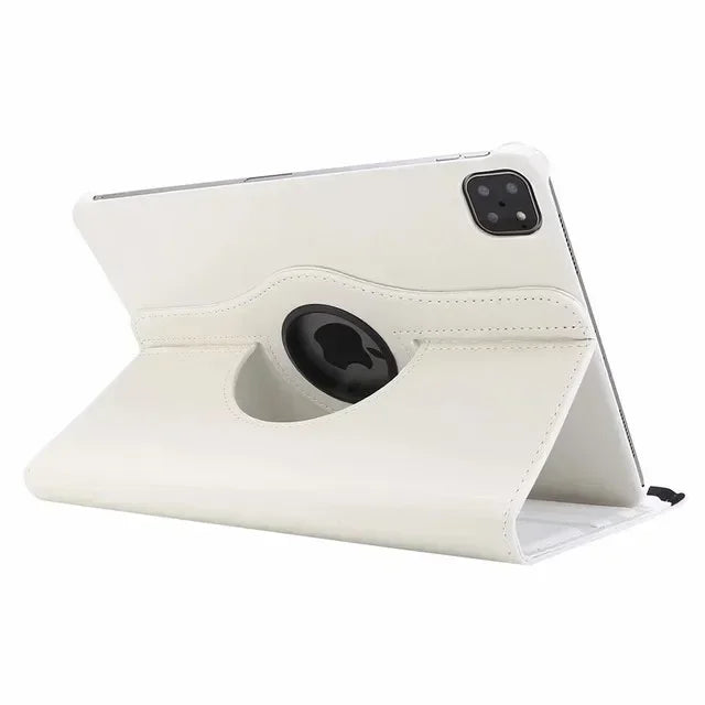 360° Rotating Stand Leather iPad Case – Pro 11"/12.9"/13", Air, Mini, 7th–10th Gen