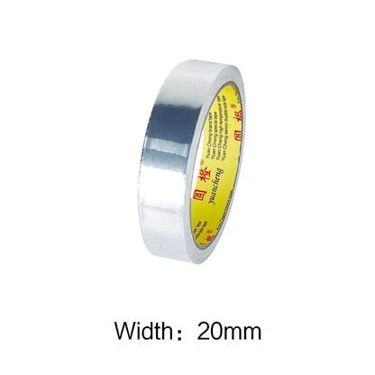 High-Temp Aluminum Foil Tape – Heat Insulation & Pipe Repair (3–5 Rolls)