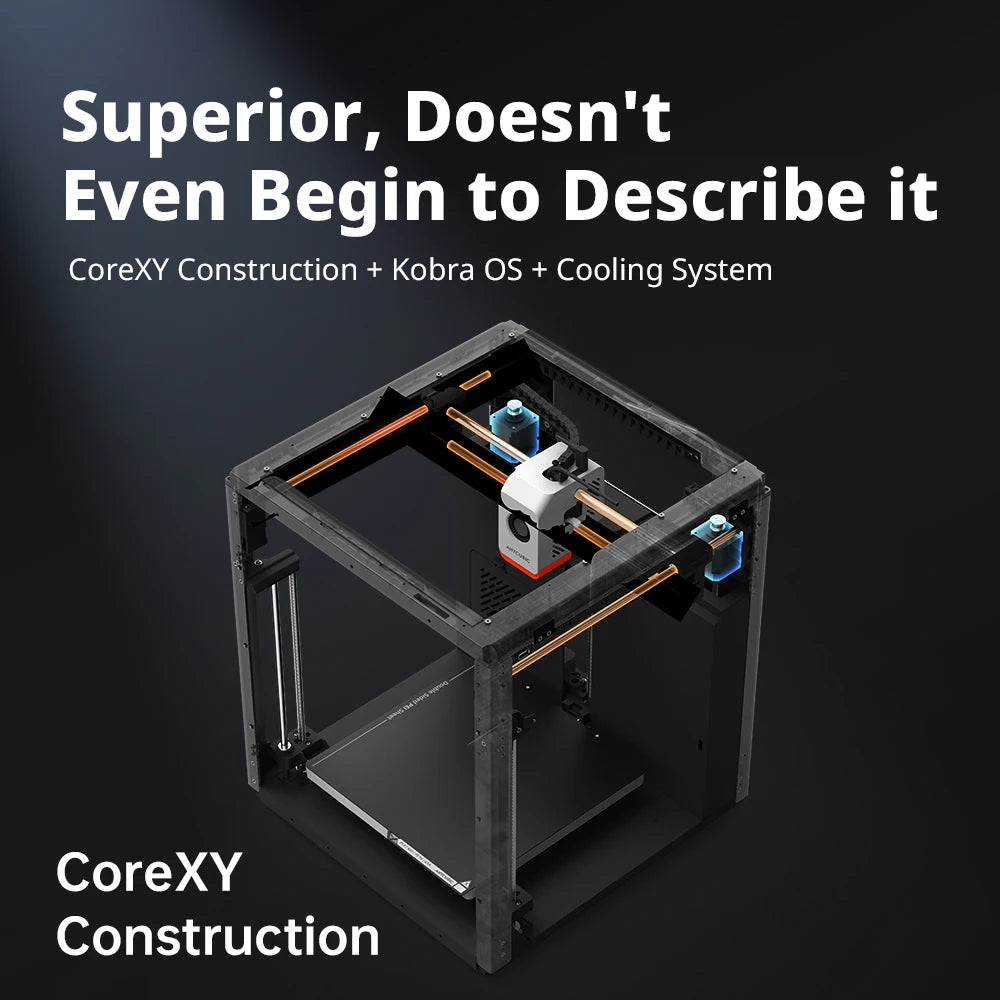 ANYCUBIC Kobra S1 Combo Multi-Color 3D Printer – Max 600mm/s, Core XY, High Precision