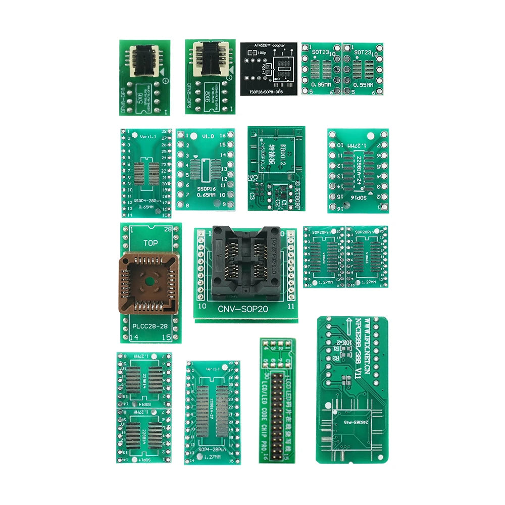 XGecu T48 (TL866-3G) Universal Programmer – 39 Adapters, 31000+ ICs, SPI/NAND/eMMC