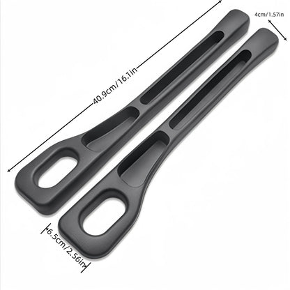 Car Seat Gap Filler Organizer | PU Waterproof Storage with Grooves for Phone & Keys (2pcs)