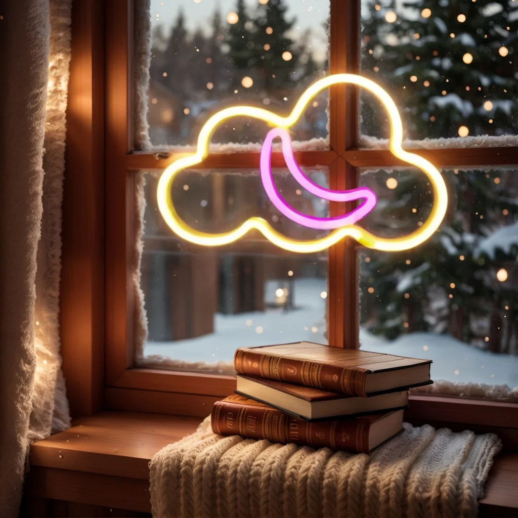 LED Neon Sign – USB/Battery Powered, Customizable, Bar & Bedroom Wall Decor