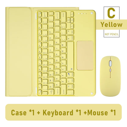Wireless Magic Keyboard & Mouse Case for iPad Pro 11/13, Air 11/13, iPad 7-10 Gen – Bluetooth, Touchpad