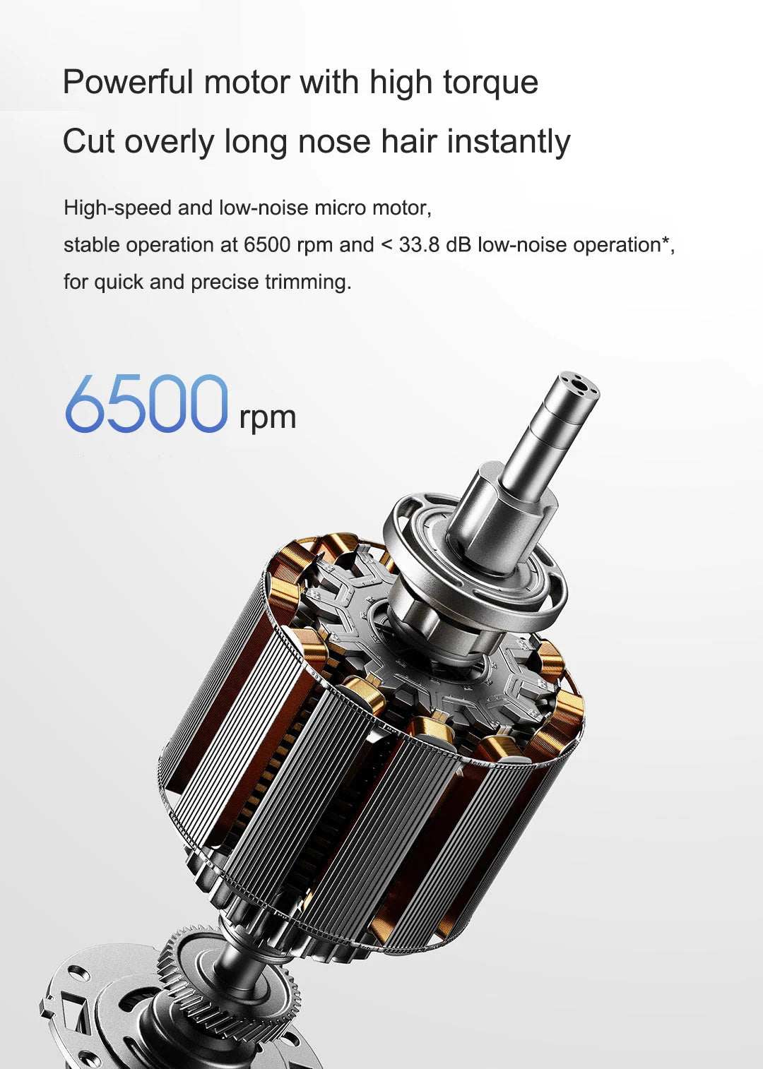 Xiaomi Mijia Electric Nose Hair Trimmer – Painless, Waterproof & Quiet