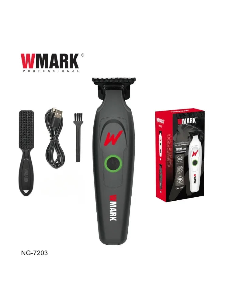 WMARK NG-7203 Professional Hair Clipper – DLC Blade, Rotary Motor, Wet/Dry, CE Certified, Salon Use