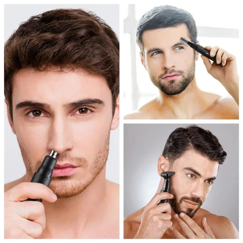 Xiaomi 3-in-1 Electric Nose & Ear Hair Trimmer – Painless, USB Rechargeable