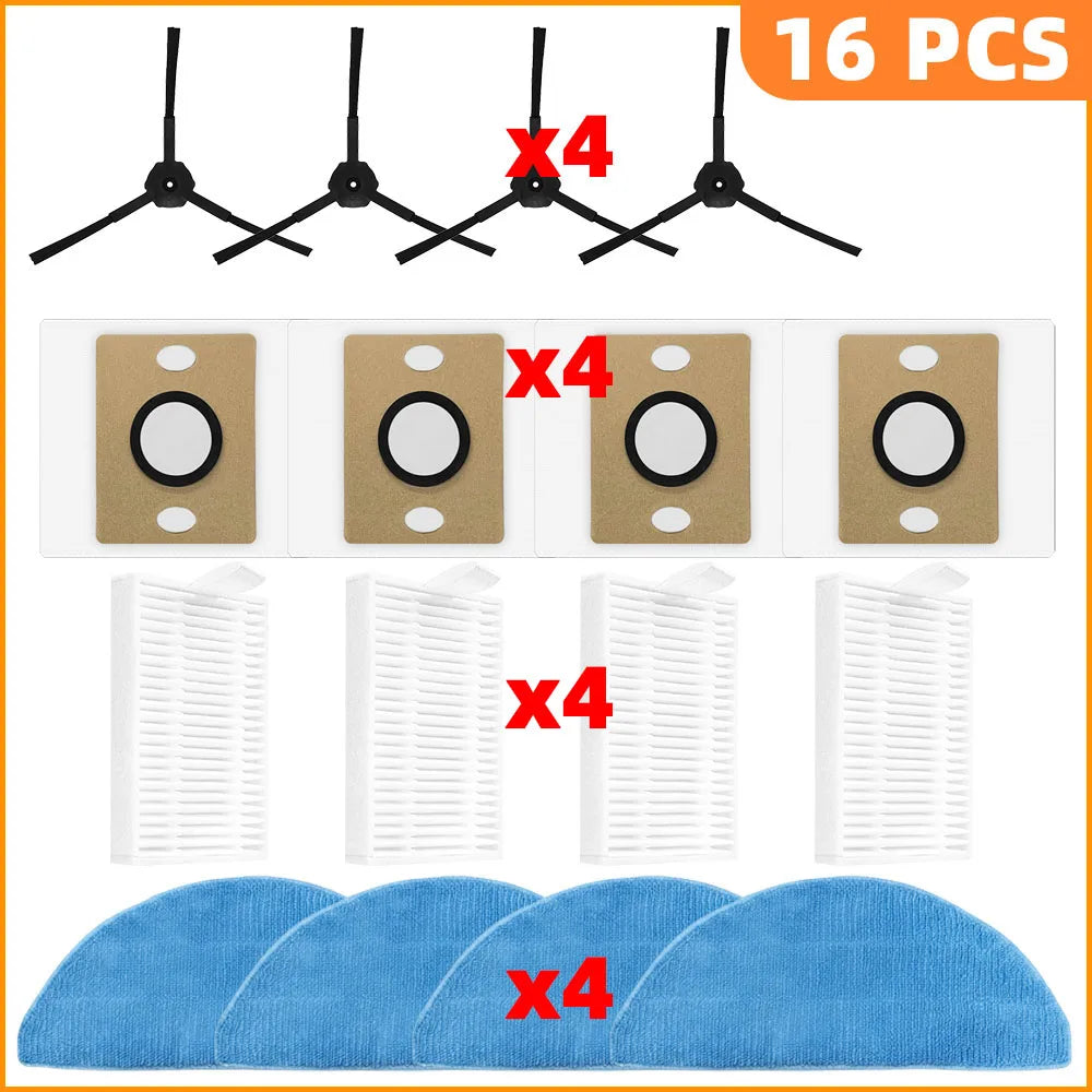 iLife A30 Pro Robot Vacuum Spare Parts – Brush, Filter, Mop & Dust Bag
