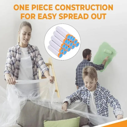 Disposable Self-Adhesive Dustproof Film – Cuttable Furniture & Room Cover