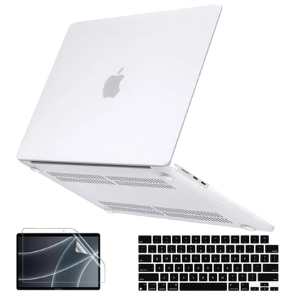 EGYAL MacBook Hard Case – Air 13/15, Pro 13/14/16, M1–M5, Crystal, Matte & Glitter Covers