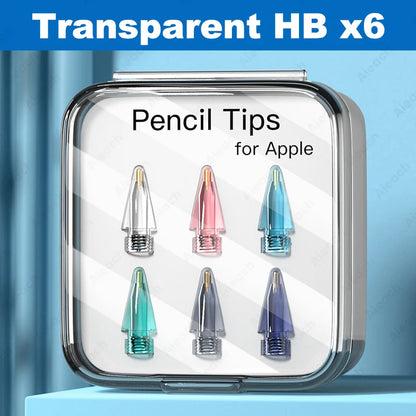 Apple Pencil Replacement Nibs | 2B HB Soft Hard Tips | For Apple Pencil 1st 2nd 3rd Gen & USB-C