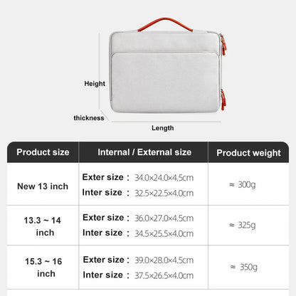 Universal Laptop Bag Sleeve 12"-16" — MacBook Air M4 Pro M5, Dell, HP, Lenovo, Xiaomi