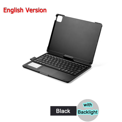 Bluetooth Magic Keyboard Case for iPad Pro 11 / Air – Backlit, Multi-Language, Trackpad