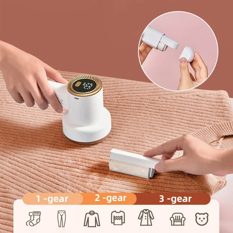 MBVM Portable Electric Lint Remover & Fabric Shaver – Rechargeable, CE Certified