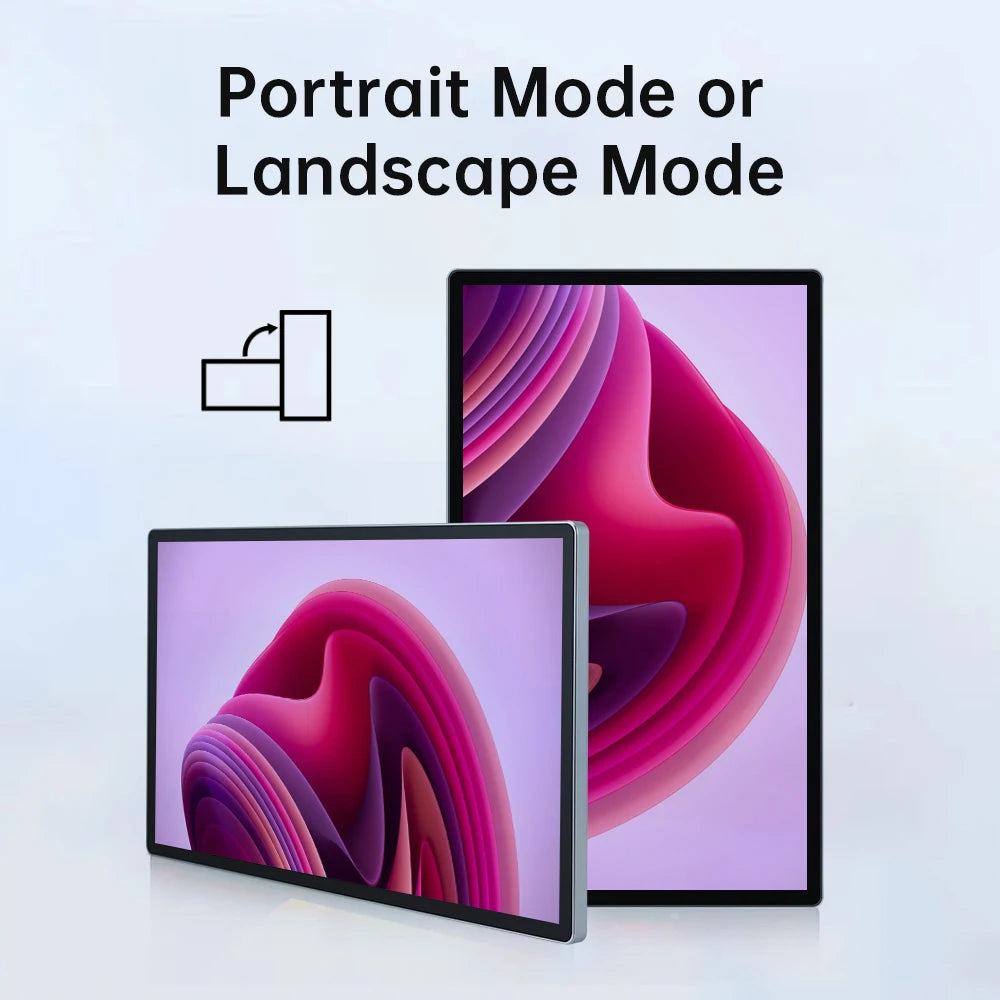 8-inch to 43-inch R.E.D. Shopping wall mount PCAP multi-touch all-in-one computer with interactive touchscreen display.