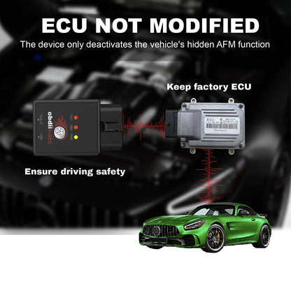 OBD2 Fuel Saving Chip Tuning Box | 2-in-1 Fast Charger & Power Booster for Petrol & Diesel Cars