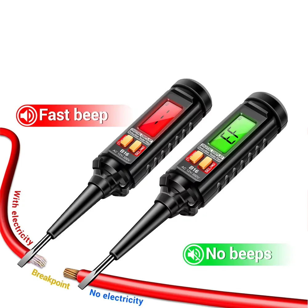 Non-Contact Voltage Detector Pen – AC 12V–300V Smart Induction Test Pen